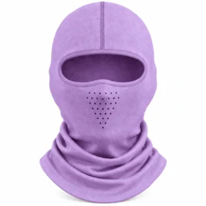 Lavender Summer Balaclava – Reinforced Top Seam, Moisture-Wicking