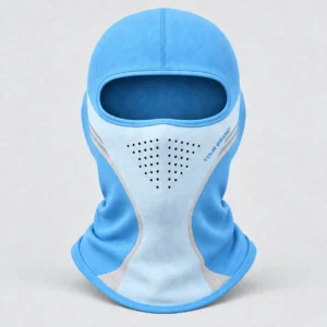 Light Blue Stretch Summer Balaclava – Side Mesh Vents
