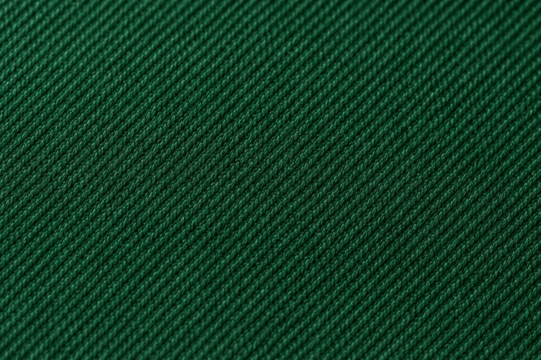 Poly-Cotton Twill (65/35): close-up of bottle-green poly-cotton twill