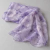 Foulard en mousseline de soie imprimé – Image 1 sur 3
