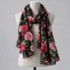 Printed Viscose Long Scarf – Image 2 of 3