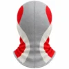Red and Grey Panel Summer Balaclava – Breathing Holes, Four-Way Stretch – Image 4 of 4