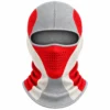 Red and Grey Panel Summer Balaclava – Breathing Holes, Four-Way Stretch – Image 1 of 4