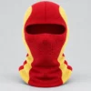 Red and Yellow Fleece Balaclava – Single Top Seam, Perforated Mouth – Image 1 of 4