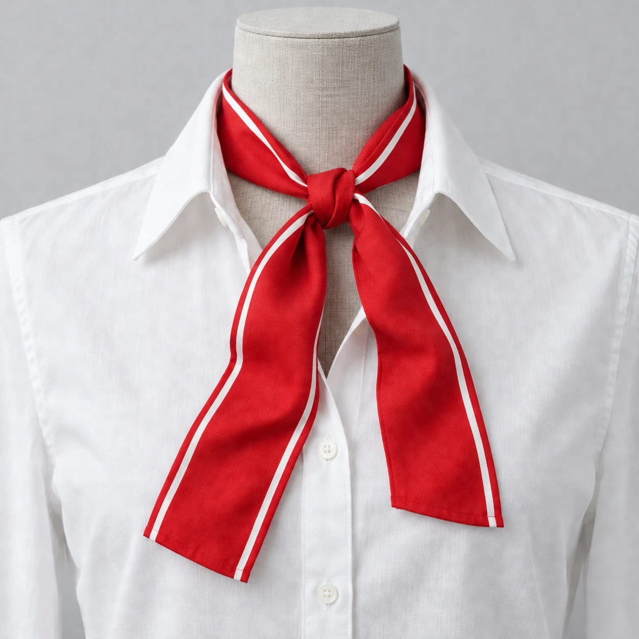 Iso. View Labels Custom Skinny Neck Scarf for Uniforms | Mr Balaclava
