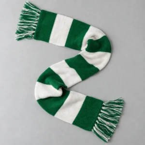Striped Bar Fan Scarf